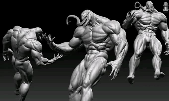 Bestseller - sculpt 3d models, 3d character, 3d design and monster in zbrush