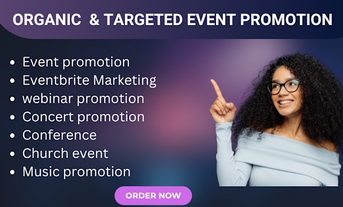 Gig Preview - Assist you to setup and manage your event, promote your eventbrite, webinar