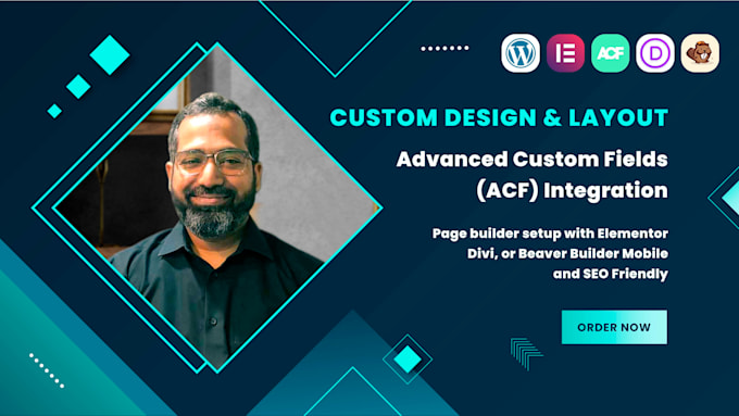 Gig Preview - Build wordpress website with acf, elementor, divi, and beaver builder