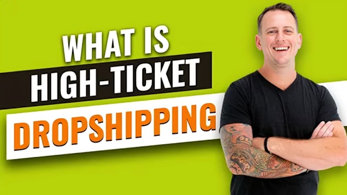 Gig Preview - Design and build a high ticket dropshipping ecommerce store