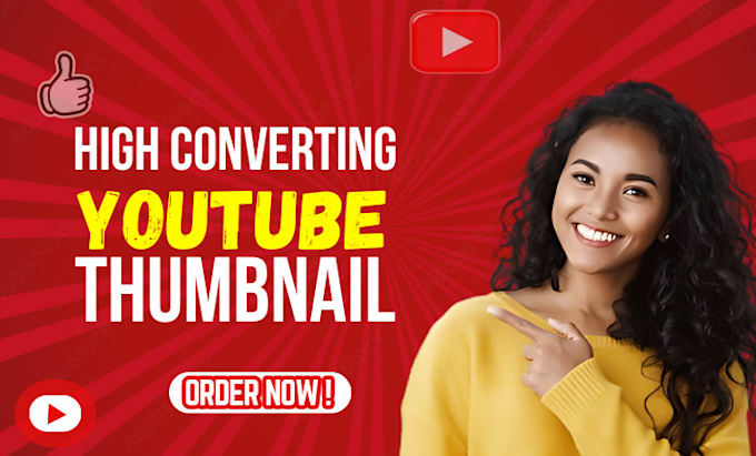 Bestseller - design amazing youtube thumbnail that will attract viewers