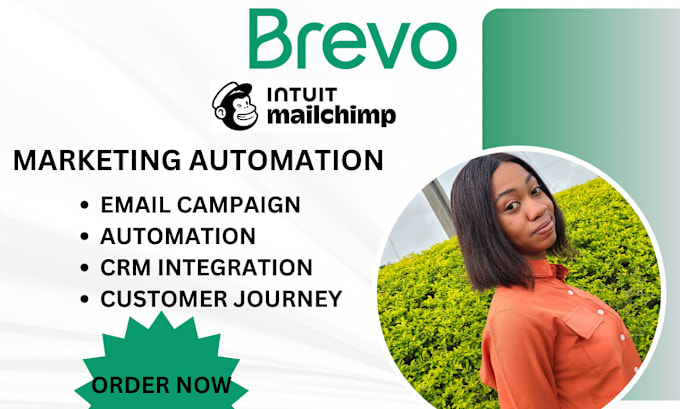 Gig Preview - Setup mailchimp brevo mailerlite automation newsletter campaign email marketing