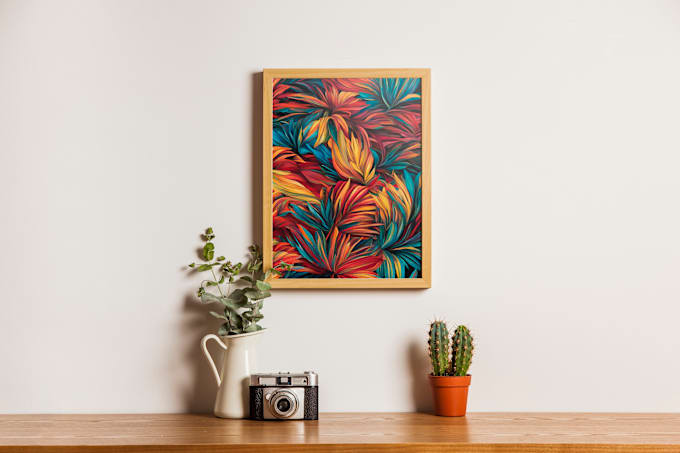 Gig Preview - Do digital wall art mockup designs for your etsy store