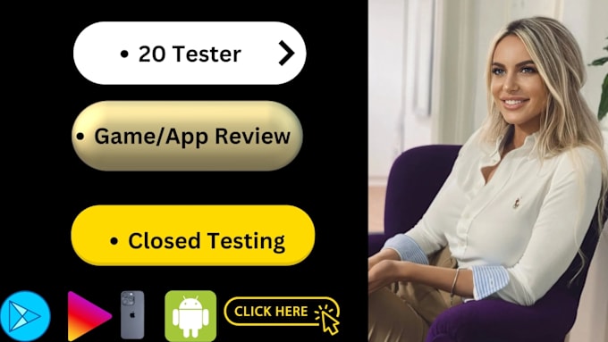 Bestseller - provide 20testers for app test and app review on ios and android for closed test