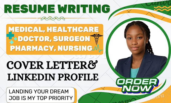 Gig Preview - Deliver medical, healthcare, biotech and pharmacy  resume writing