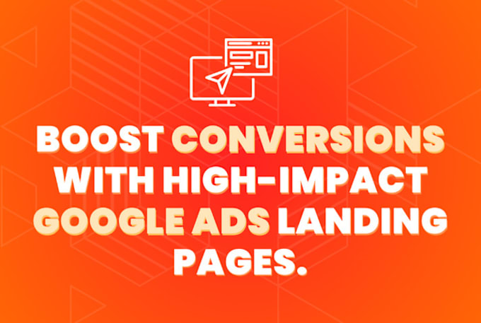 Gig Preview - Build high converting google ads landing pages