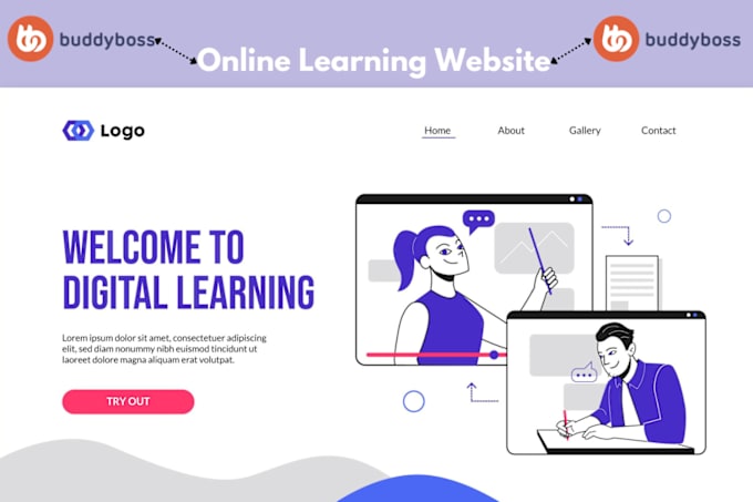 Gig Preview - Build a learning website with buddyboss, learndash, lms, buddypress