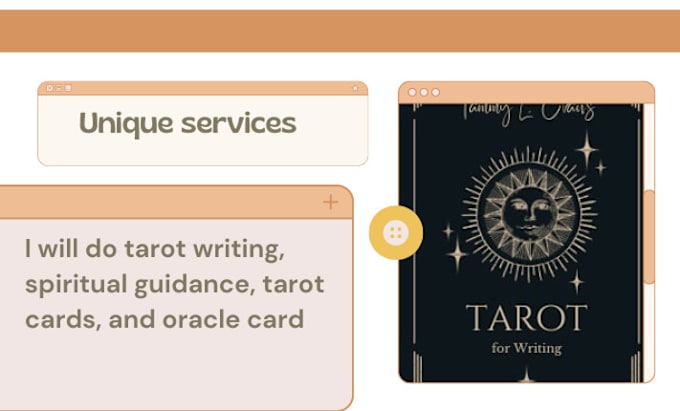 Gig Preview - Do tarot writing, spiritual guidance, tarot cards, and oracle card