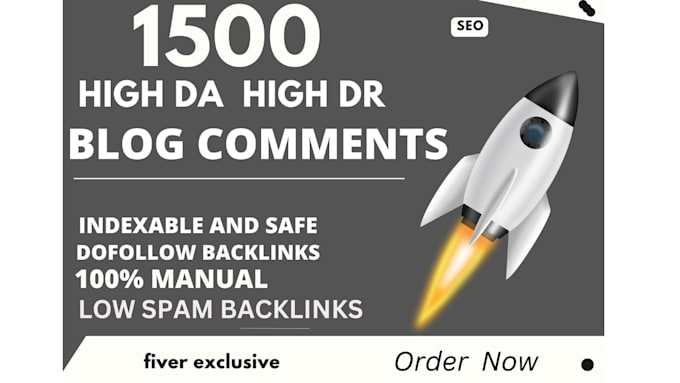 Gig Preview - 1500 high quality blog comments dofollow backlinks