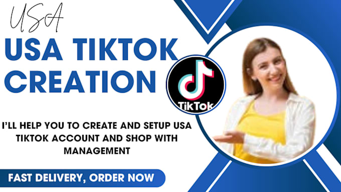 Bestseller - create USA tiktok account USA tiktok shop account management