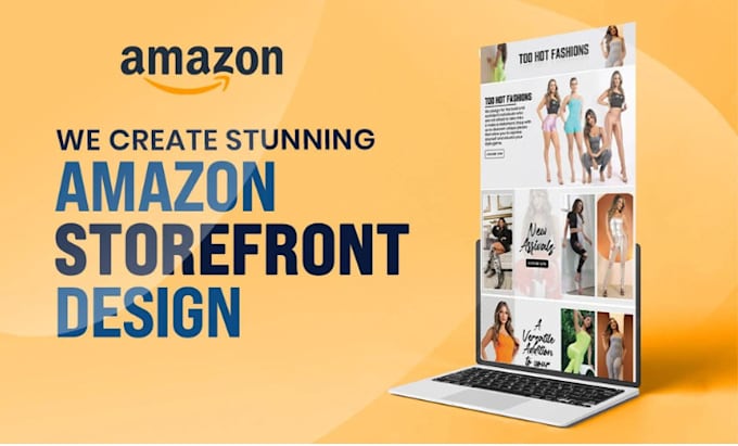 Gig Preview - Do eyecatching amazon storefront design, amazon brand store, amazon ebc design