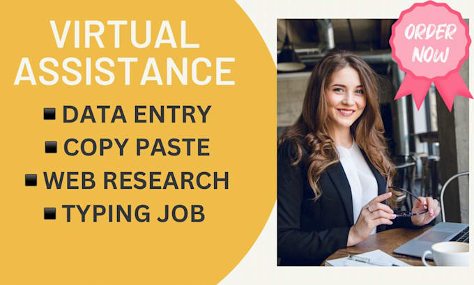 Bestseller - be your virtual assistant for data entry,web research,copy paste,typing