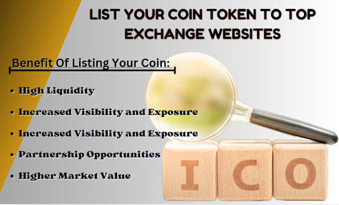 Gig Preview - List your ico coin token to top exchange websites