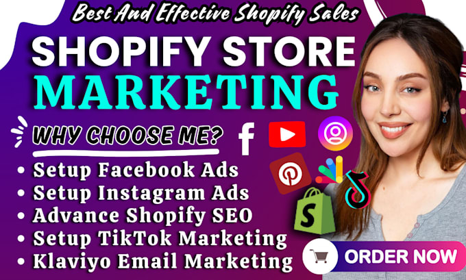 Gig Preview - Do shopify store cro, boost shopify sales, ecommerce marketing, shopify manager