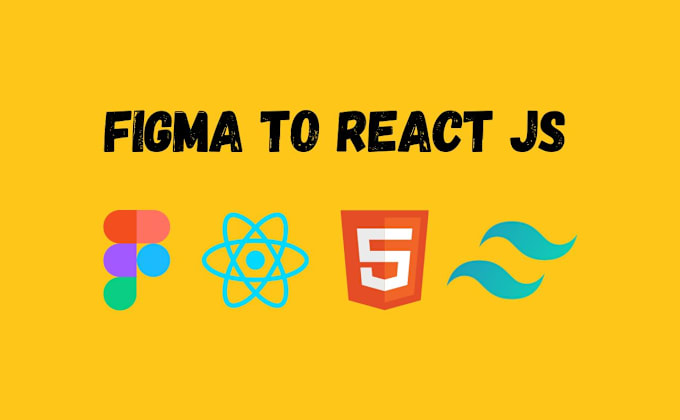 Gig Preview - Convert figma to react js psd to react figma to html with tailwind css