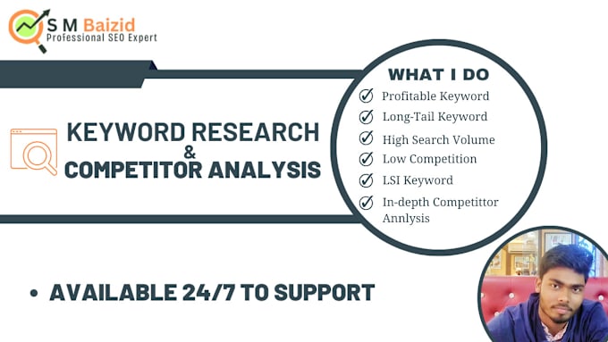 Gig Preview - Do keyword research and competitor analysis for google top rank