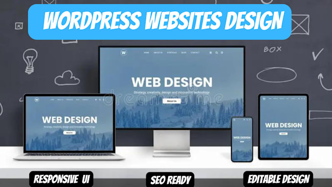 Gig Preview - Design and develop professional wordpress websites