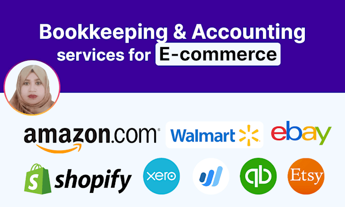 Gig Preview - Ecommerce bookkeeping for amazon shopify in quickbooks xero