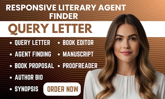 Bestseller - write top notch query letter, book proposal and synopsis with 100 agents list