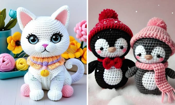 Gig Preview - Write meticulous amigurumi crochet pattern christmas crochet pattern