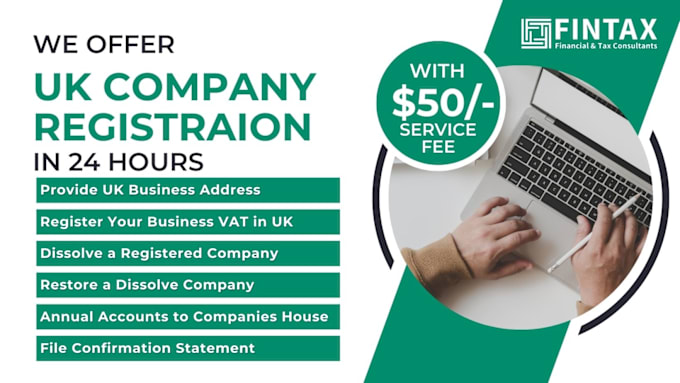 Gig Preview - Uk ltd company register in 24 hours with office address