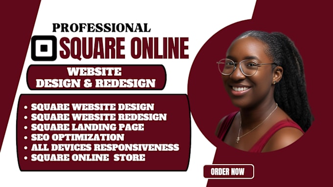 Gig Preview - Square online store square online website square website design square website