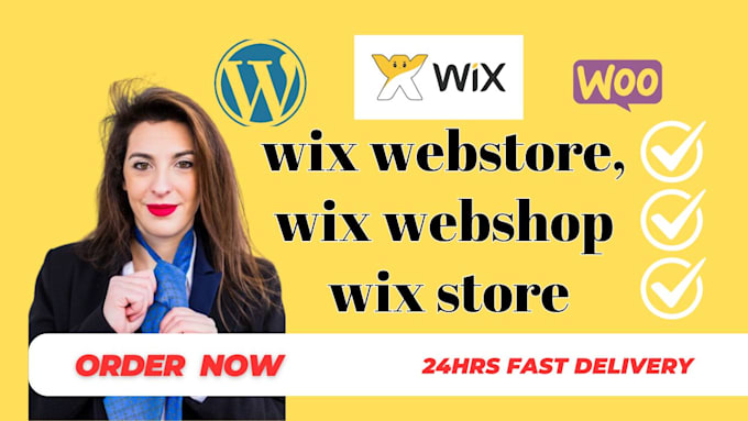 Gig Preview - Build wix webstore, wix webshop wix store,  wix studio website wix ecommerce