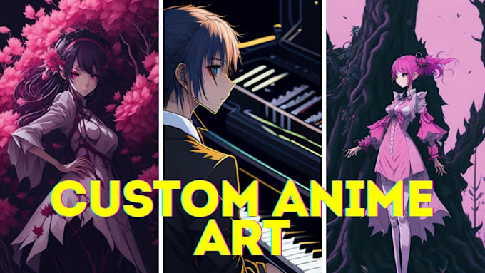 Gig Preview - Design anime characters for fanart, game style, manga illustration, oc