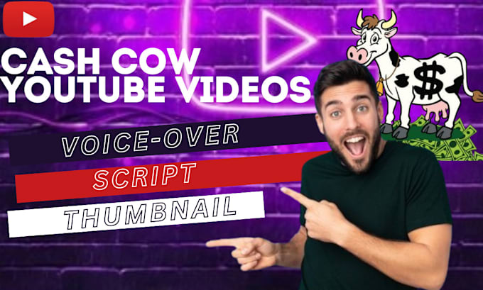 Gig Preview - Create viral cash cow youtube automation faceless videos, cashcow videos for you