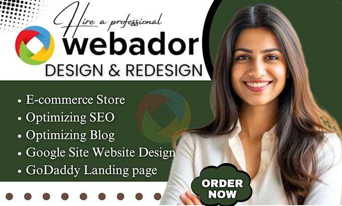 Gig Preview - Redesign webador website hostinger website redesign hostinger landing page