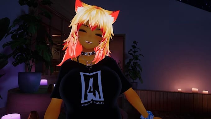 Gig Preview - Model and rig 3d custom vrchat avatar, vr chat, vrc character, retexture, nsfw