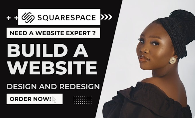 Gig Preview - Build a professional squarespace website development business website redesign