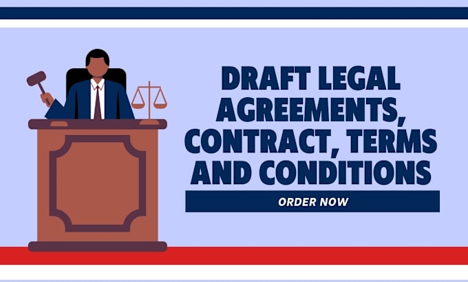 Gig Preview - Be your lawyer to draft legal contract law agreements, llc, nda, motion document