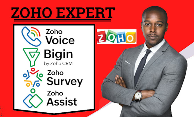 Bestseller - setup zoho CRM zoho voice zoho bigin zoho survey zoho assist zoho sales campaign