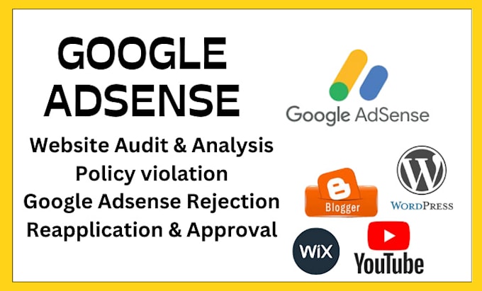 Gig Preview - Fix google adsense policy violation to get website approval for monetization