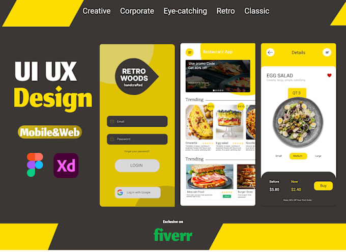 Gig Preview - Deliver expert figma UI UX design for web mobile wireframe