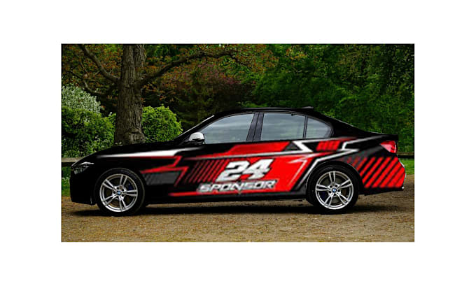 Gig Preview - Do itasca car wrap design, racing car wrap, car wrap design,