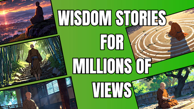 Gig Preview - Create viral wisdom stories for millions of views