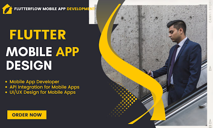 Gig Preview - Develop flutter flutterflow mobile android ios app bubble io app design