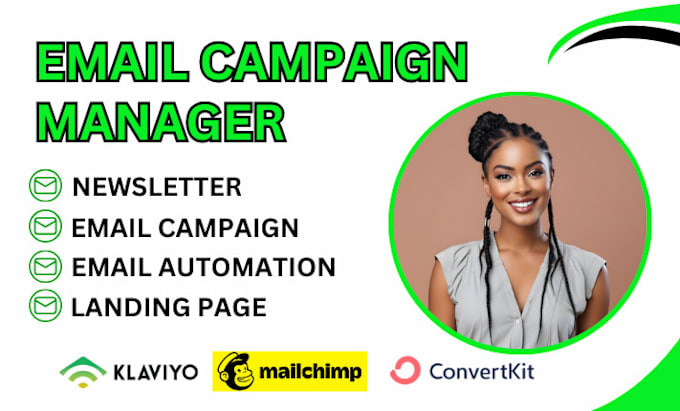 Gig Preview - Do klaviyo email campaign mailchimp email template convertkit email marketing