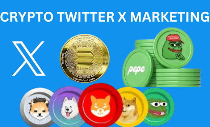 Gig Preview - Crypto twitter x marketing and promotion get millions organic follower growth