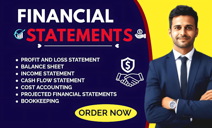 Bestseller - prepare financial statements, profit and loss, balance sheet, cash flow