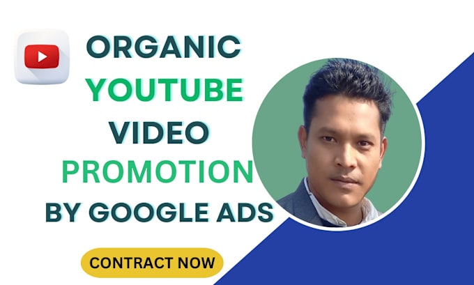 Gig Preview - Do premium youtube video promotion, organic channel promotion with google ads