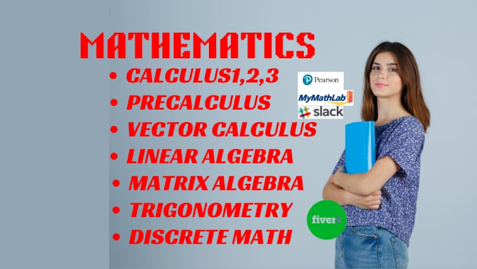 Gig Preview - Expert calculus matrix linear algebra trigonometry discrete math vector calculus