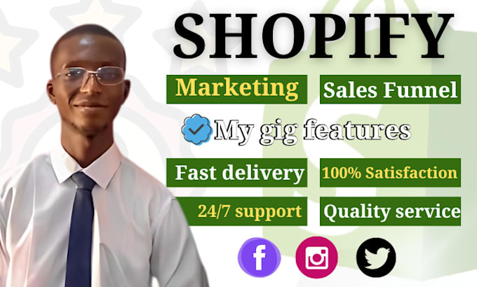 Gig Preview - Shopify marketing, promotion, ecommerce marketing, boost shopify sales