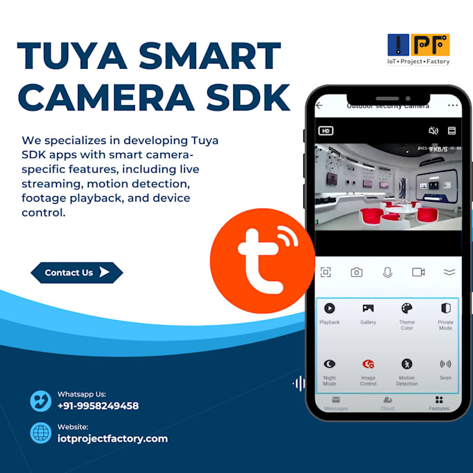 Gig Preview - Create app for tuya based smart camera