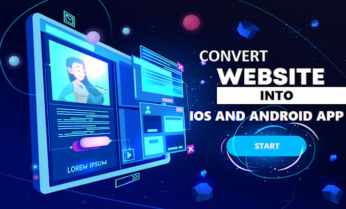 Bestseller - convert your website into a native app, ios and android