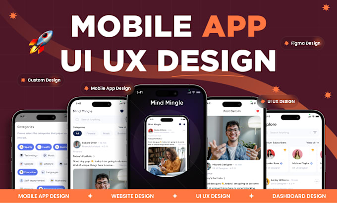 Gig Preview - Do mobile app ui ux design or mobile app design in figma