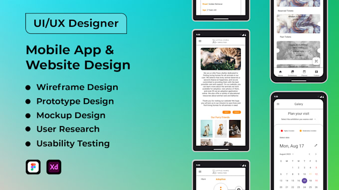 Gig Preview - Design UI UX for your website or apps