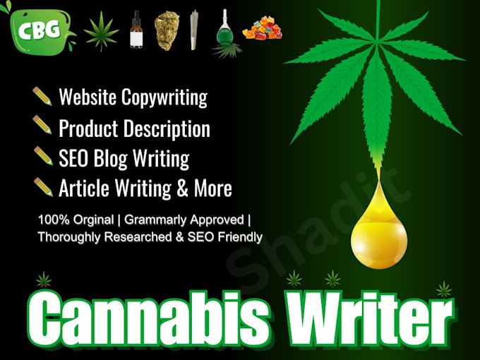 Bestseller - write SEO optimized cannabis, hemp, and thc articles